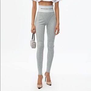 Alexander Wang Logo Elastic Leggings